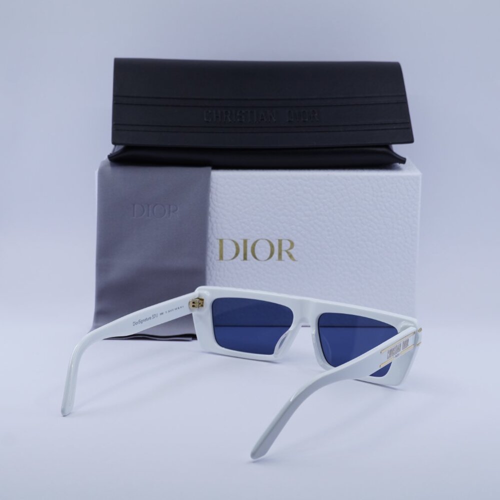 Dior White and Blue Sunglasses - Picture 5 of 11
